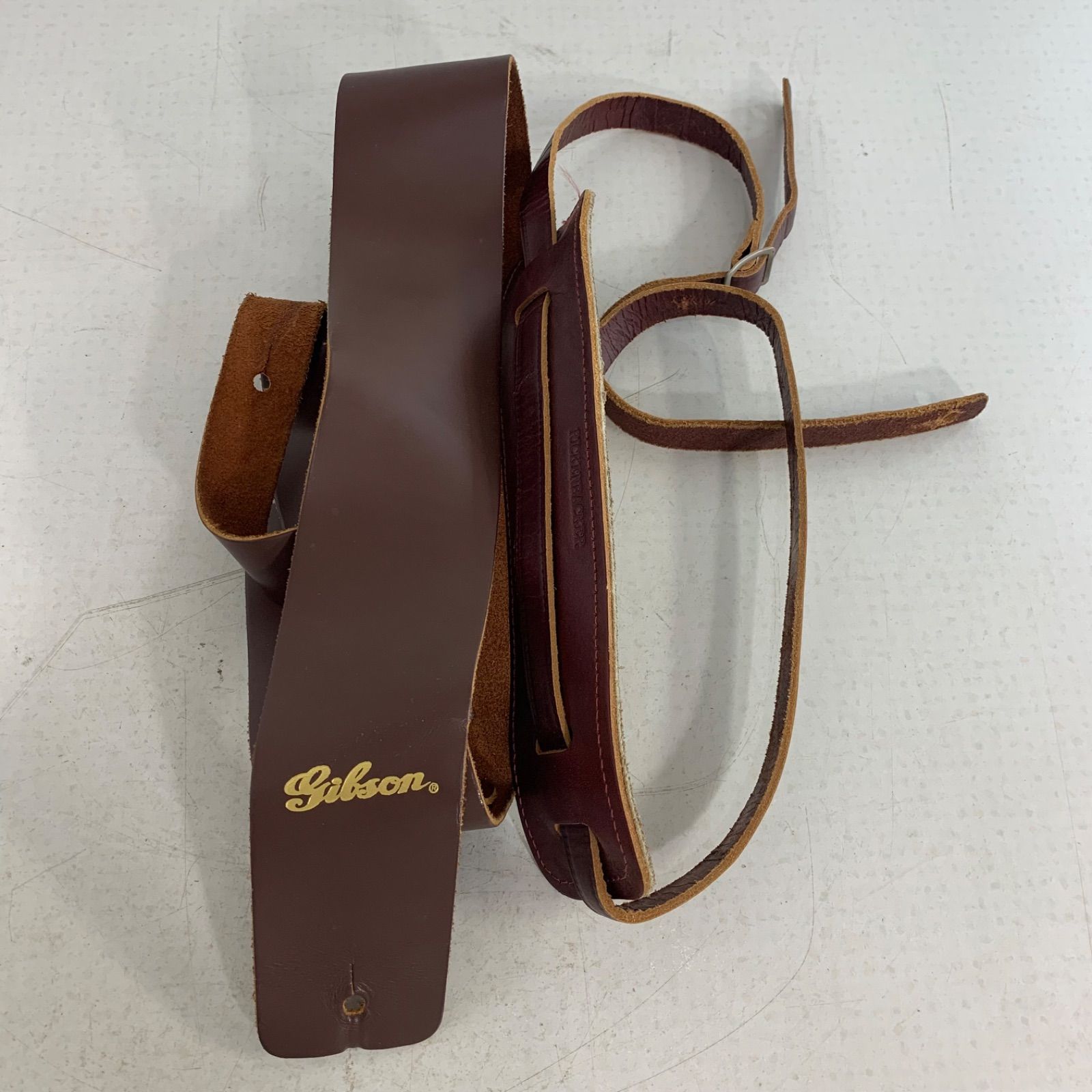 フェンダーモノグラムストラップ ビンテージ Gibsonギブソン ブラウンレザーギターストラップ カナダ WWW_TRAVELLANDINDIA_COM
