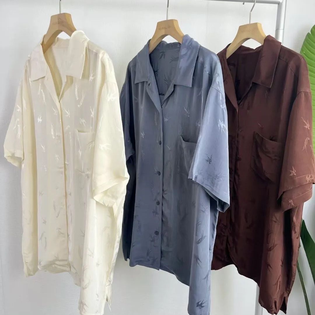TODAYFUL TODAYFUL Swallow Satin Shirts 12510425