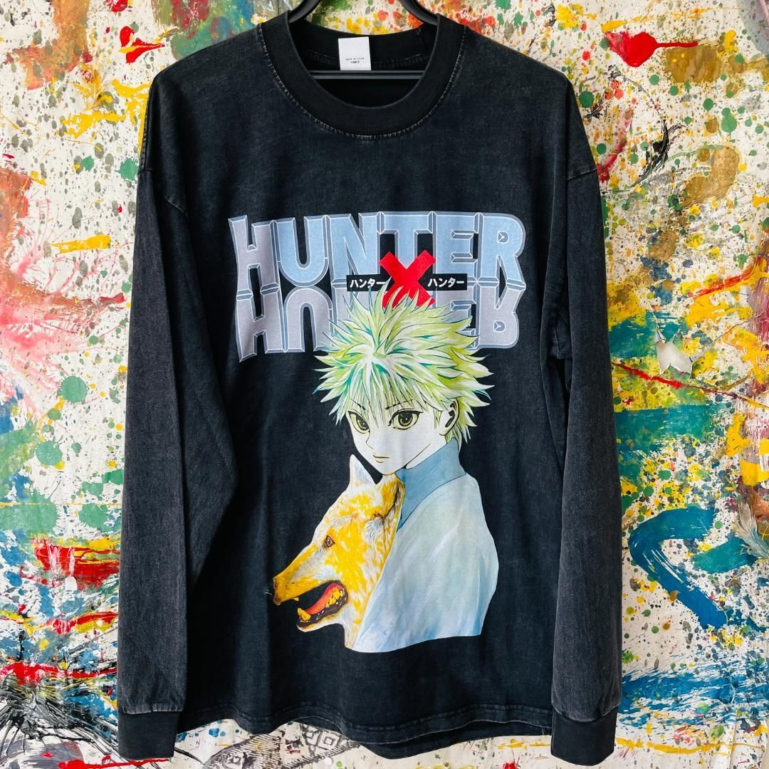 ハンターハンター キルア メンズ ロンT 長袖 秋 冬 L XL クラピカ