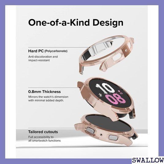 SF4 2個入り Ringke Galaxy Watch 5 リック ケース Slim クリア