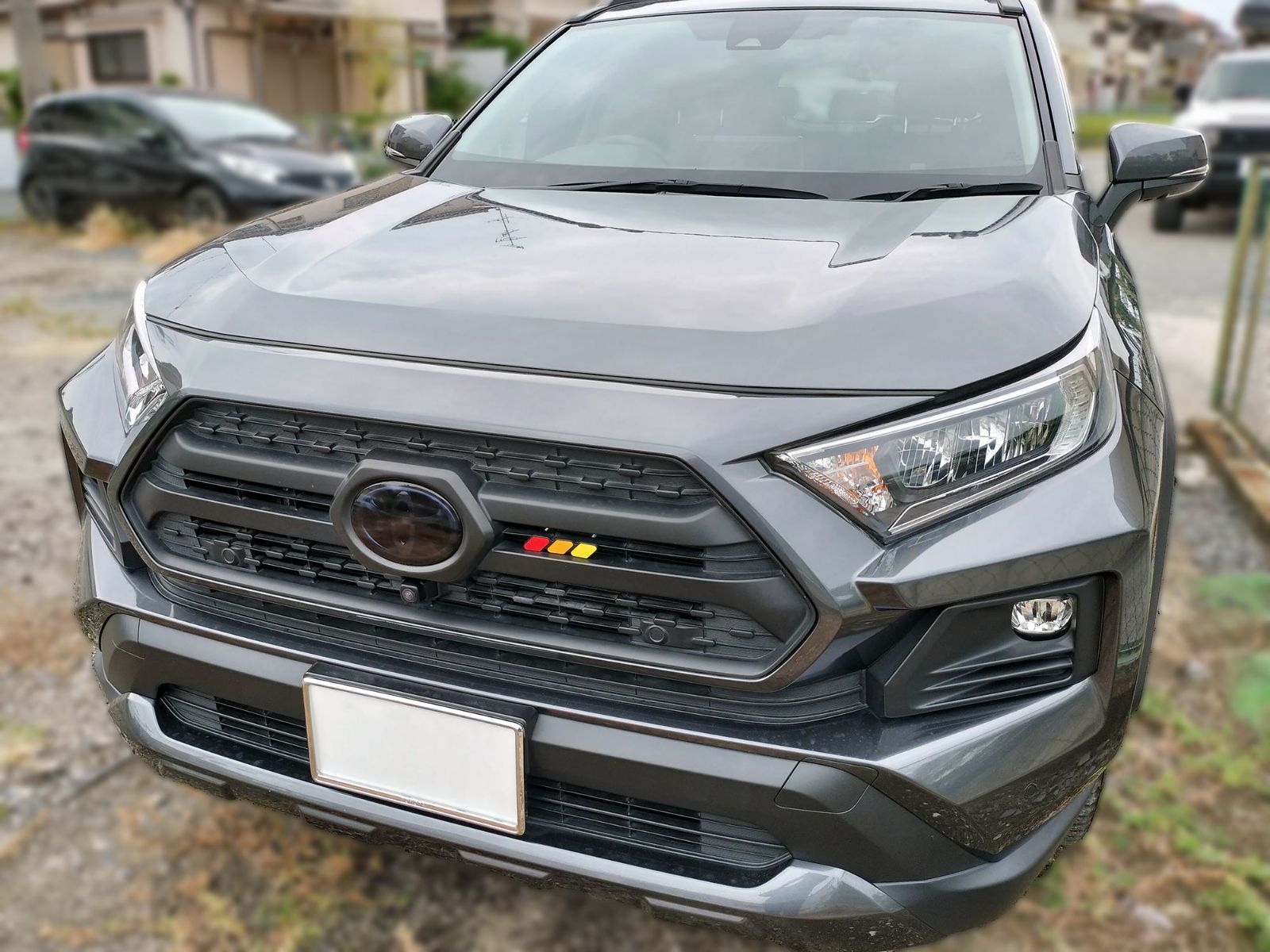 RAV4 アドベンチャー MXAA52 TRD フロント バンパー LEDフォグ TRD