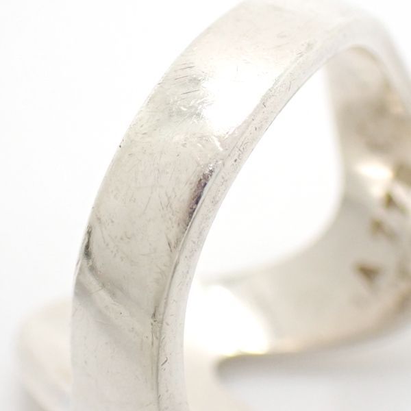 GEORG JENSEN ウェーブ リング 925S 波 A77B シルバー 14号 箱付