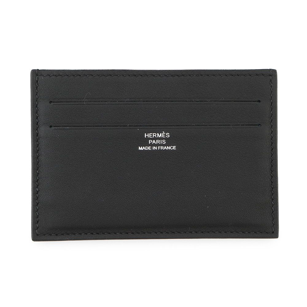 エルメス カードケース シチズン ツイル ブラック スイフト HERMES 黒  