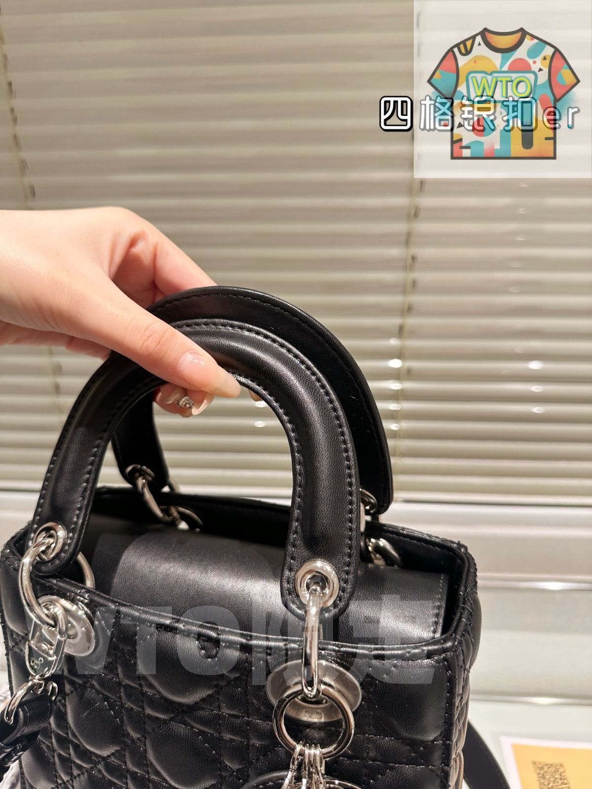 今日WTO】Dior Lady Dior Lambskin Bag with Foldable Gift Box