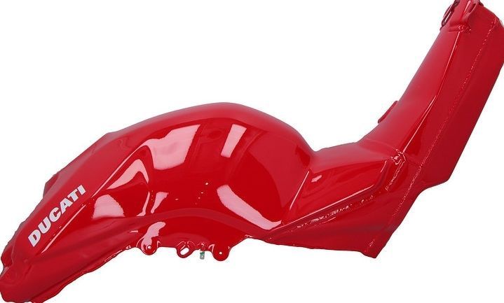 DUCATI純正 RED ALUMINIUM FUEL TANK 1409 CMS/DLIO | 58612621BE