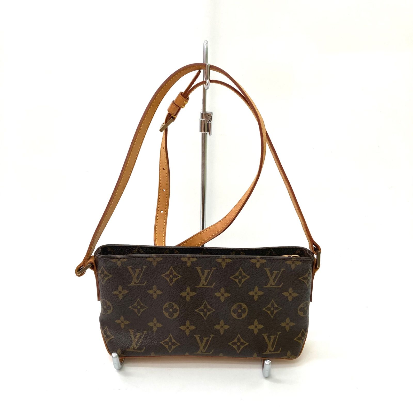 LOUIS VUITTONショルダーバッグトロター モノグラム・キャンバス LOUIS VUITTON/ルイ・ヴィトン】モノグラム トロター ショルダー