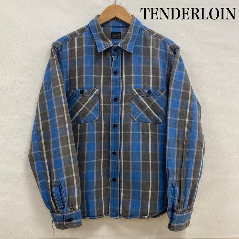 【L】TENDERLOIN_T-FLANNEL CHECK SHT_日本製 名作☆ TENDERLOIN フランネル チェックシャツ 長袖 T-FLANNEL