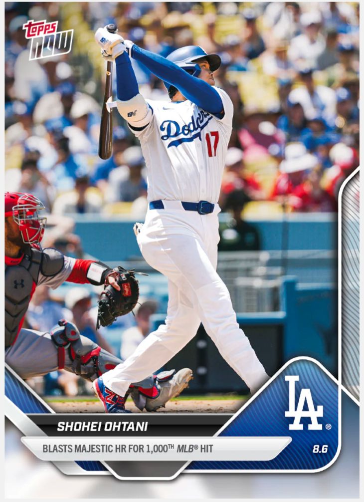 大谷翔平 Shohei Ohtani - 2025 MLB Topps NOW® - Card 527