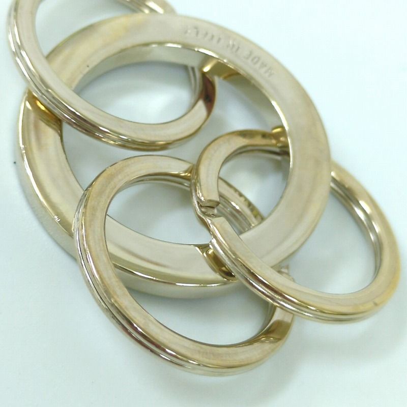 BVLGARI リング型キーホルダー ゴールド/ボルドー BVLGARI ブルガリ キーリング キーホルダー ゴールド ボルドー