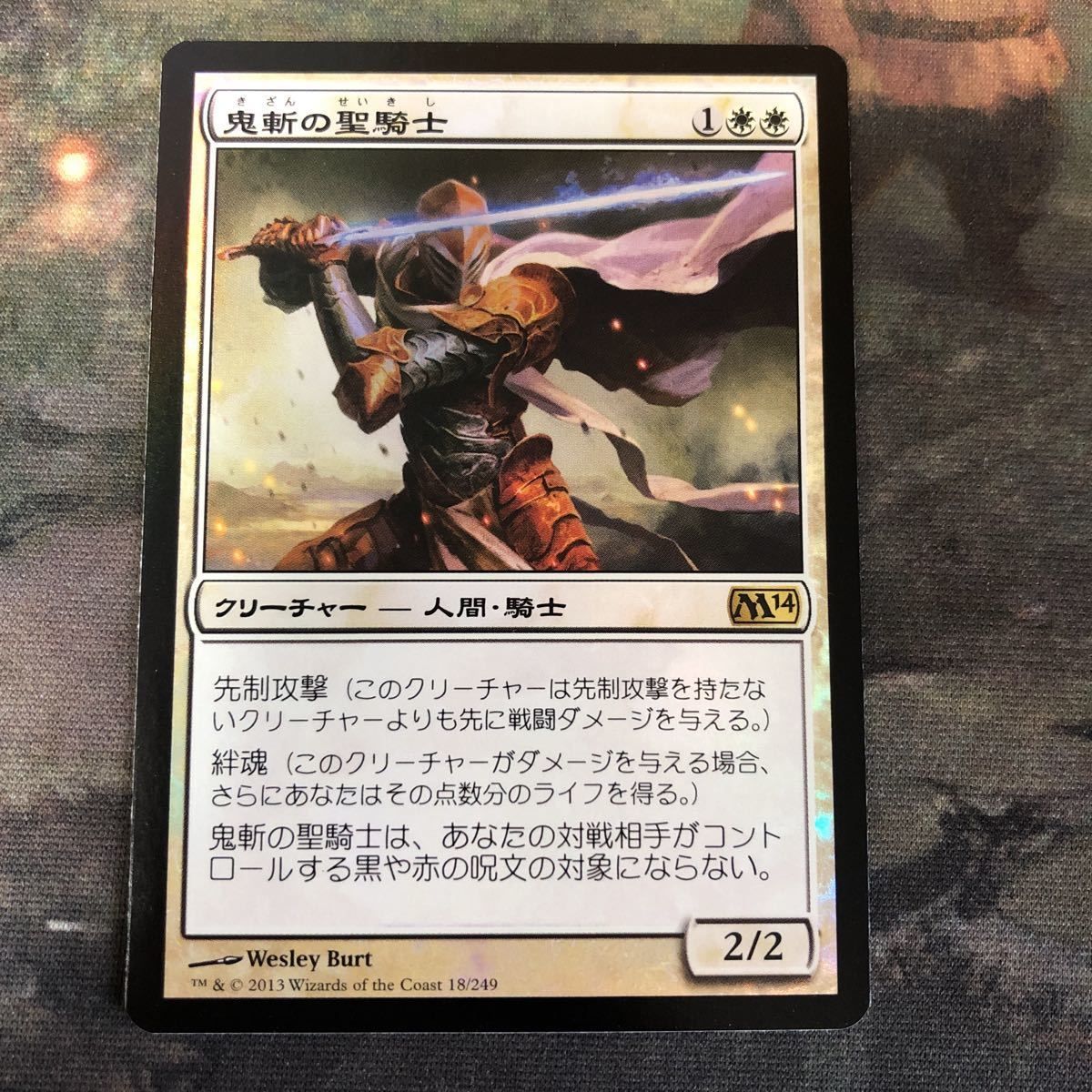 nv9 10 Foil 鬼斬の聖騎士 Fiendslayer Paladin M14 日本語 JP
