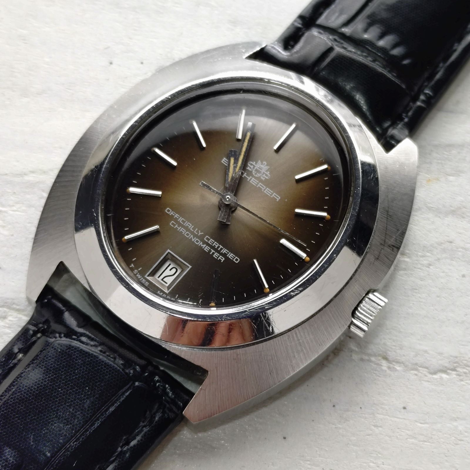 ⁄ ブッフェラー BUCHERER A3532 自動巻き腕時計 スイス製 BUCHERER