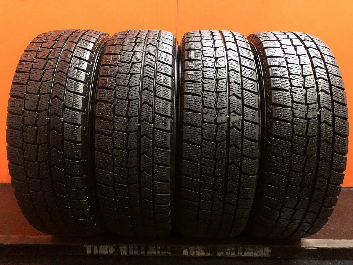 DUNLOP WINTER MAXX WM02 185|65R15 15インチ スタッドレス 4本 21年製 バリ溝 ノート フリード イスト デミオ等 KTH208