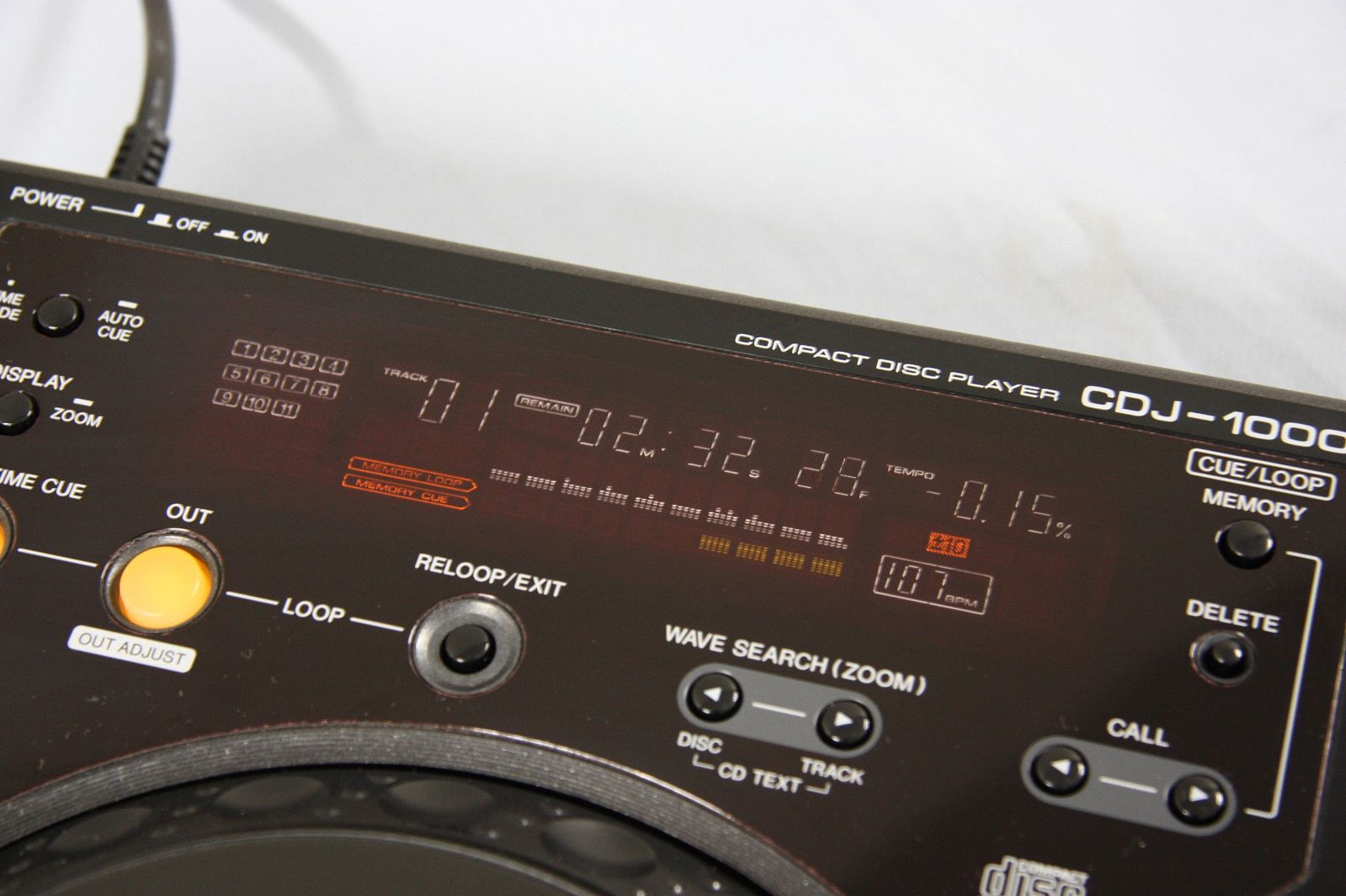 PIONEERコンパクトディスクプレーヤーCDJ-1000