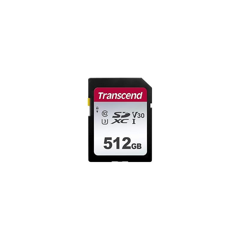 Transcend SDカード 512GB UHS-I U3 V30 対応 Class10 (最大転送速度95MB/s) TS512GSDC300S 0