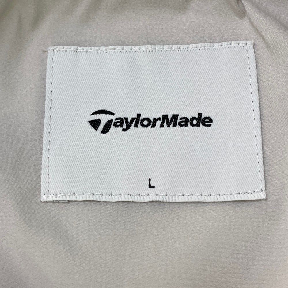 サイズ：L TAYLOR MADE テーラーメイド  裏地付き長袖ブルゾン  ホワイト系 [240101226727] ゴルフウェア メンズ ストスト