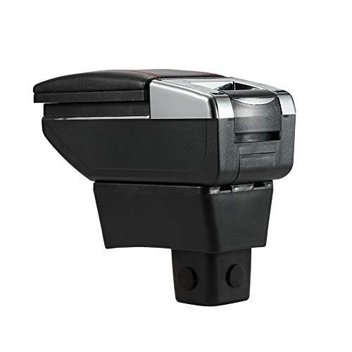 標準版ブラック Argentavis アームレスト スズキ スイフト SWIFT ZC ZD 適用 収納ケース コンソールボックス 肘掛け 水筒 カップホルダー 小物入れ レザー 標準版ブラック