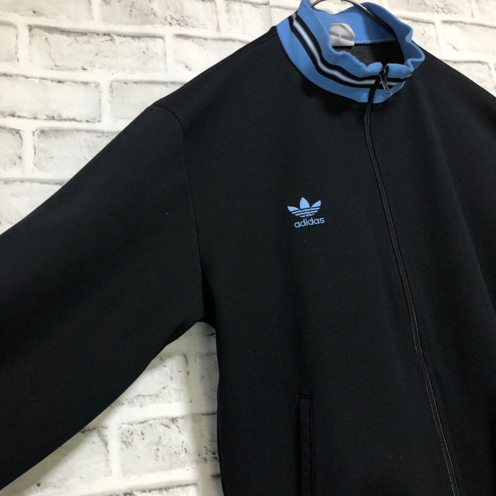 60s adidas トラックジャケット マーク無し サイドライン ヴィンテージ