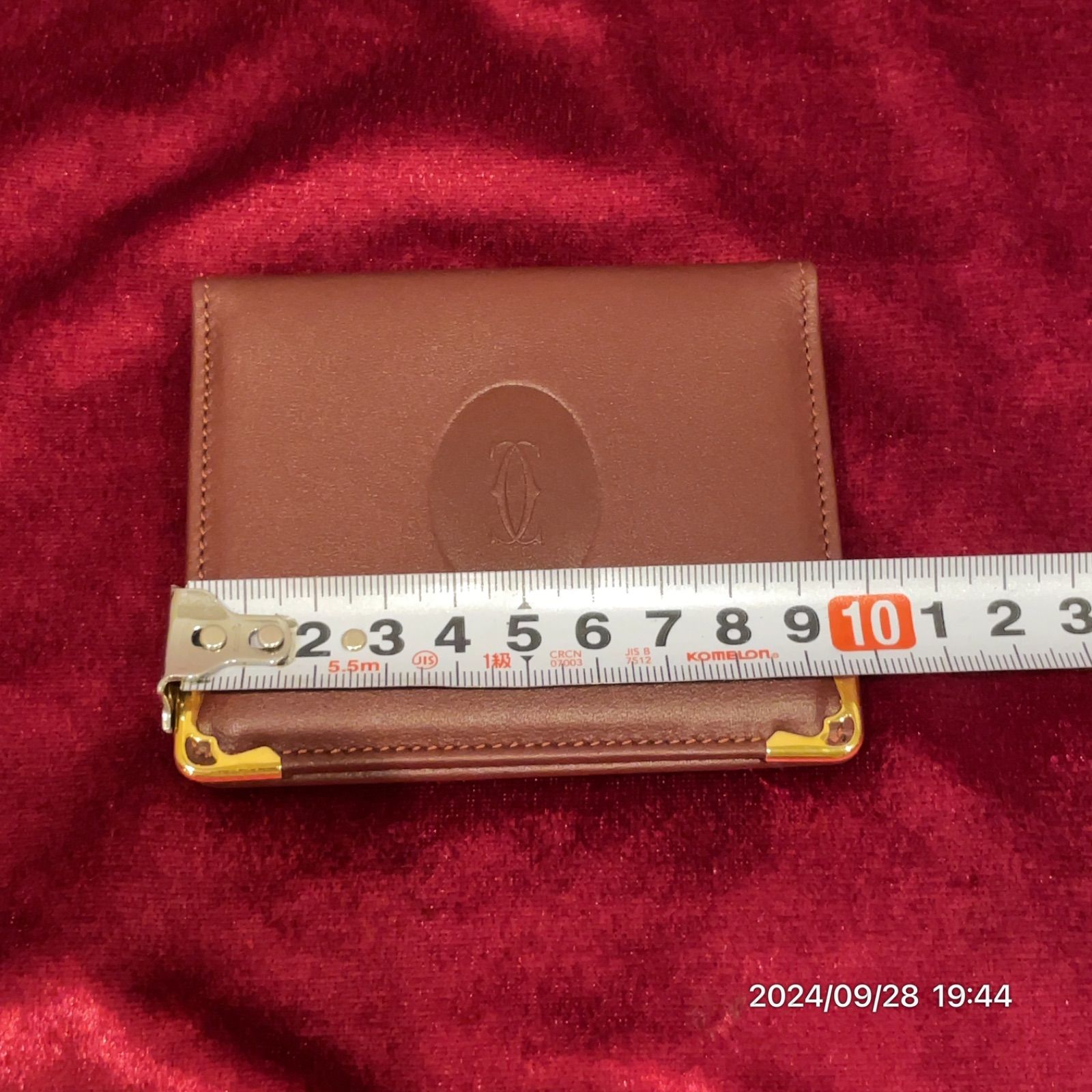 新品！ Cartie カルティエ ハンドミラー 鏡 ミラー 手鏡 ケース付き 極