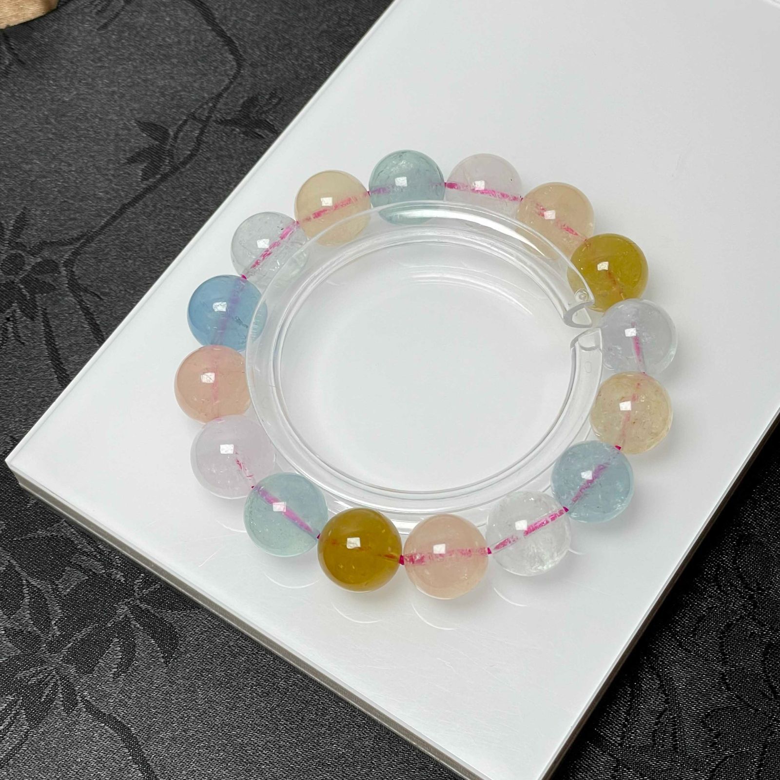 綺麗 EU製 ☆モルガナイト ブレスレット☆ブレスレット