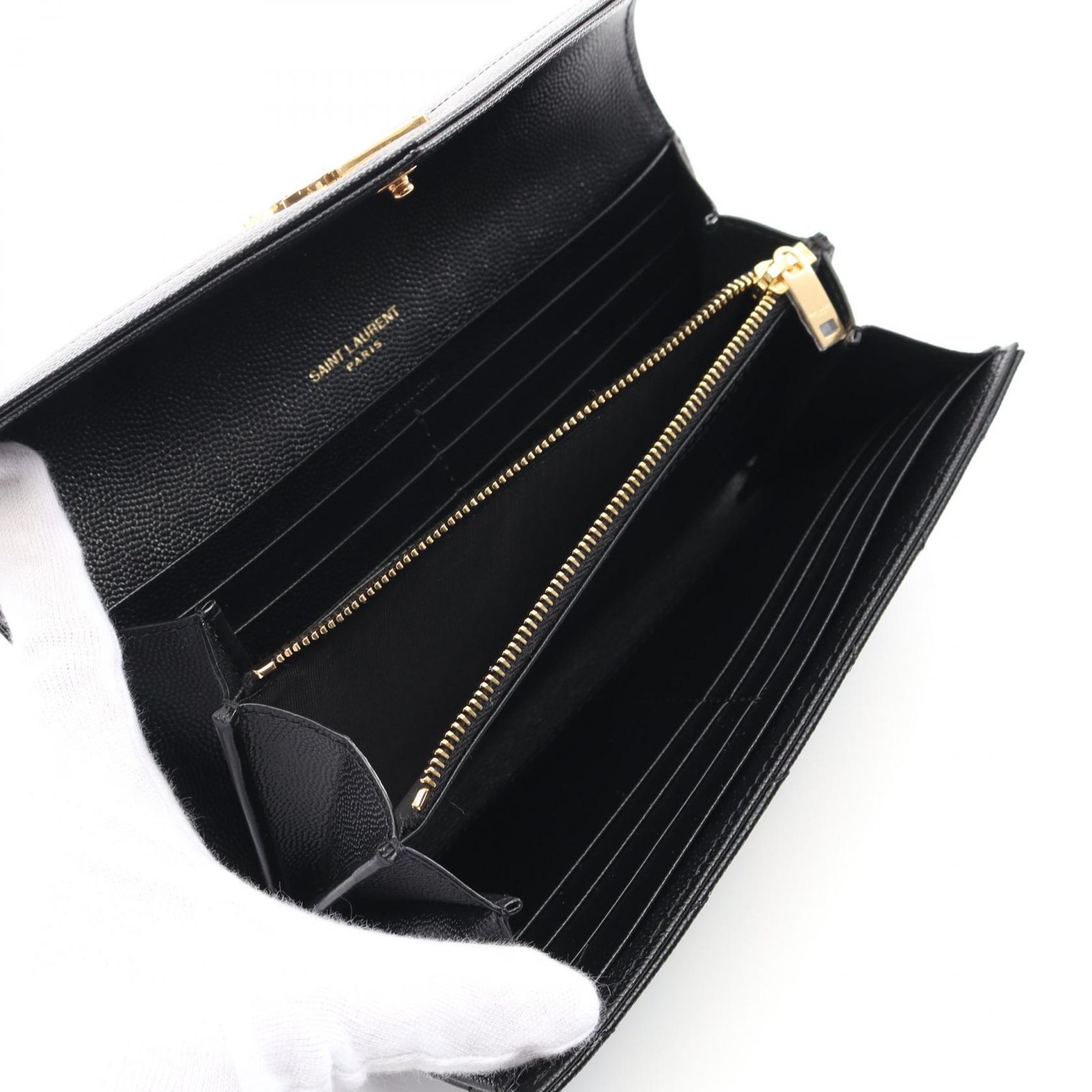 サンローランパリ 長財布 二つ折り モノグラム MONOGRAMME サンローランパリ 長財布 二つ折り モノグラム MONOGRAMME