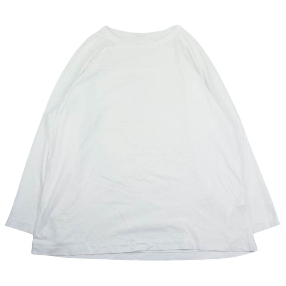 d*3様 COMOLI 20AW フットボールT WHITE 2 フットボールTシャツ WHITE – TIME AFTER TIME