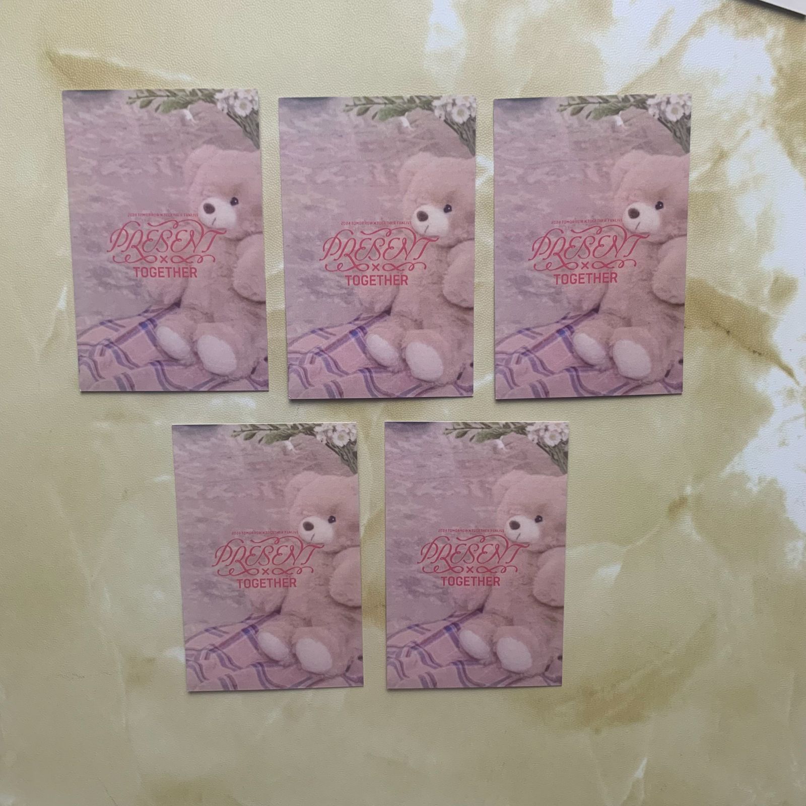 TOMORROW X TOGETHER ソウルコン TXT 韓国 ペンミトゥバ MOA ZONEEVENT トレカ メンバー全員で5枚 セット