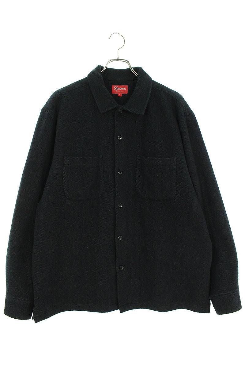 シュプリーム 22AW Brushed Flannel Twill Shirt ブラッシュド