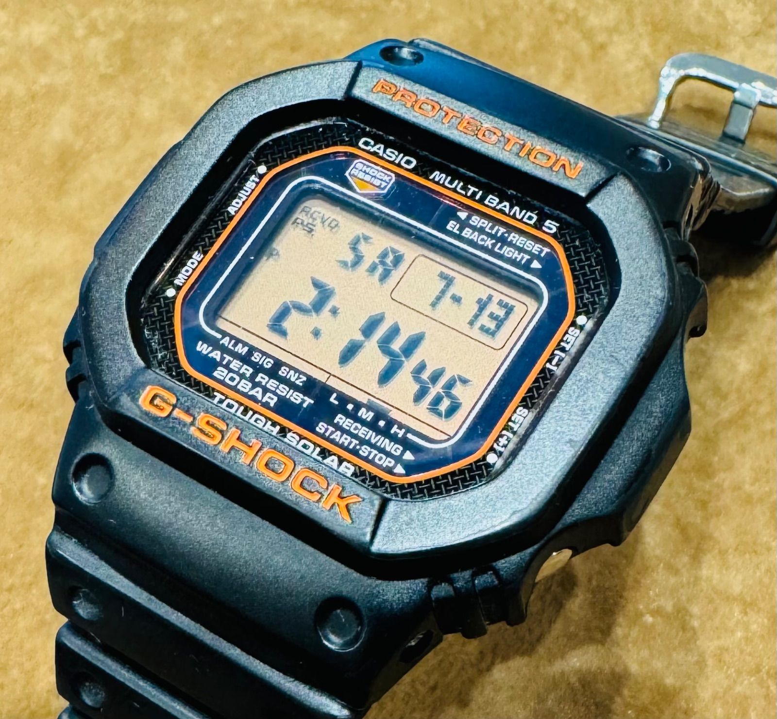 CASIO カシオ 【G-SHOCK 腕時計 ブラック マルチバンド5 GW