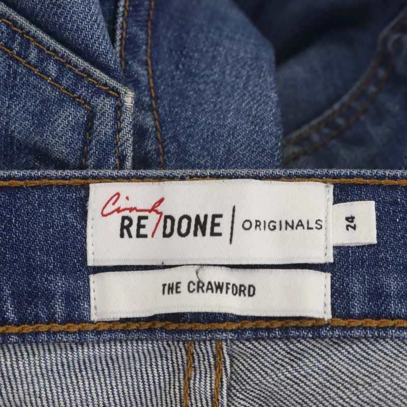 リダン RE/DONE THE CRAWFORD 加工デニムパンツ ジーンズ スリム