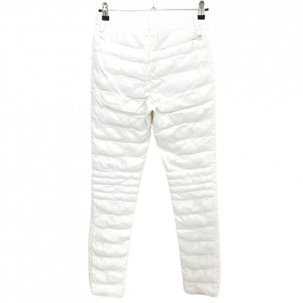 パーリーゲイツ 中綿パンツ 白 ポケット口ロゴ レディース 0 S ゴルフウェア PEARLY GATES