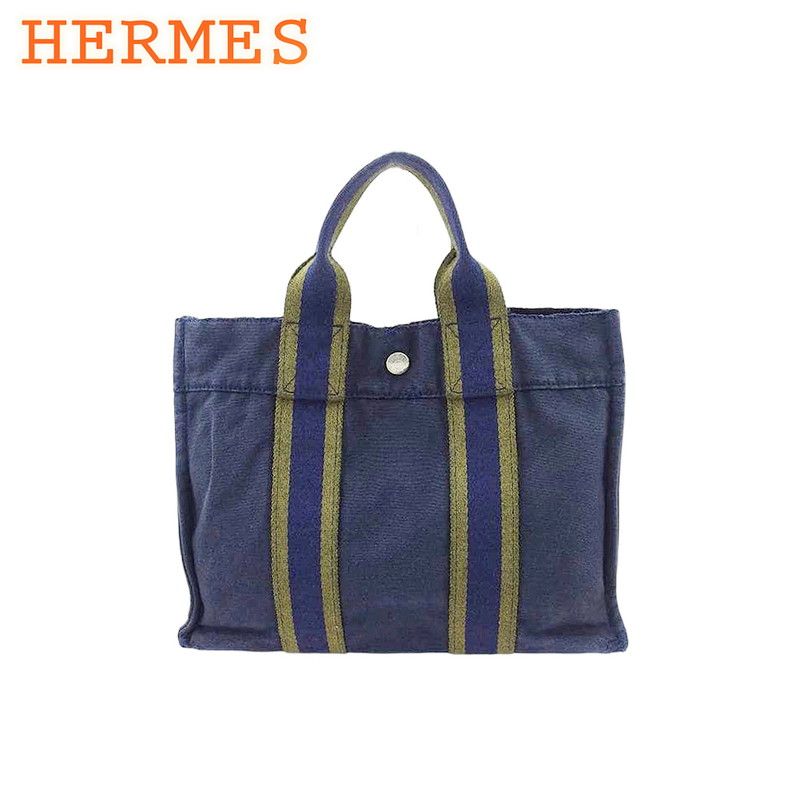 エルメス HERMES トートバッグ フールトゥ トートPM ネイビー