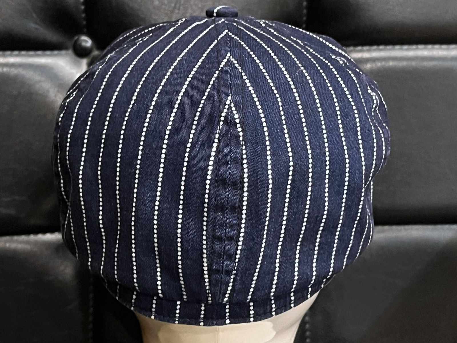 シュガーケーン ウォバッシュ ストライプ アップルジャック キャップ M キャスケット SC02070 WABASH STRIPE APPLEJACK CAP SUGAR CANE