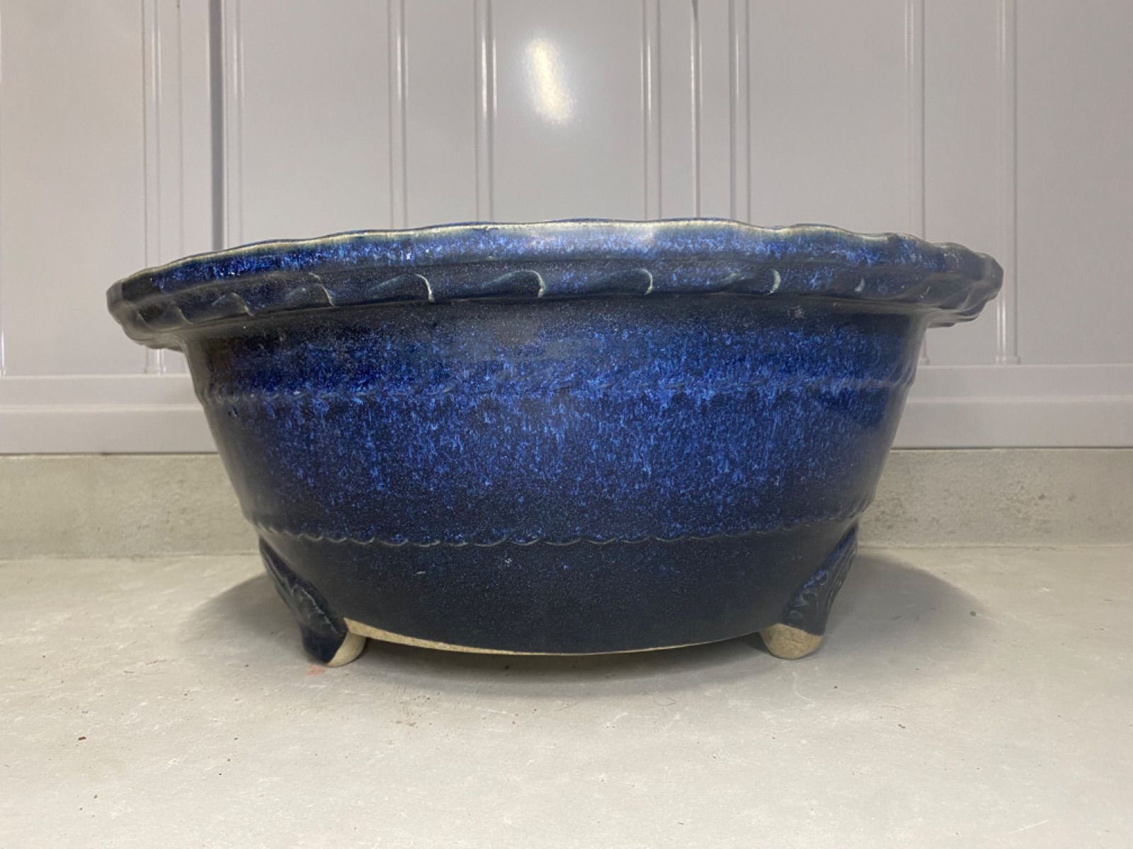 植木鉢 ガーデニング 盆栽鉢 青