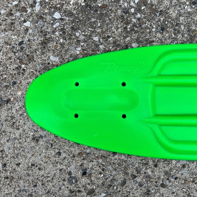 【ペニースケートボード】22インチ用純正デッキ CLASSIC DECK　FLURO GREEN