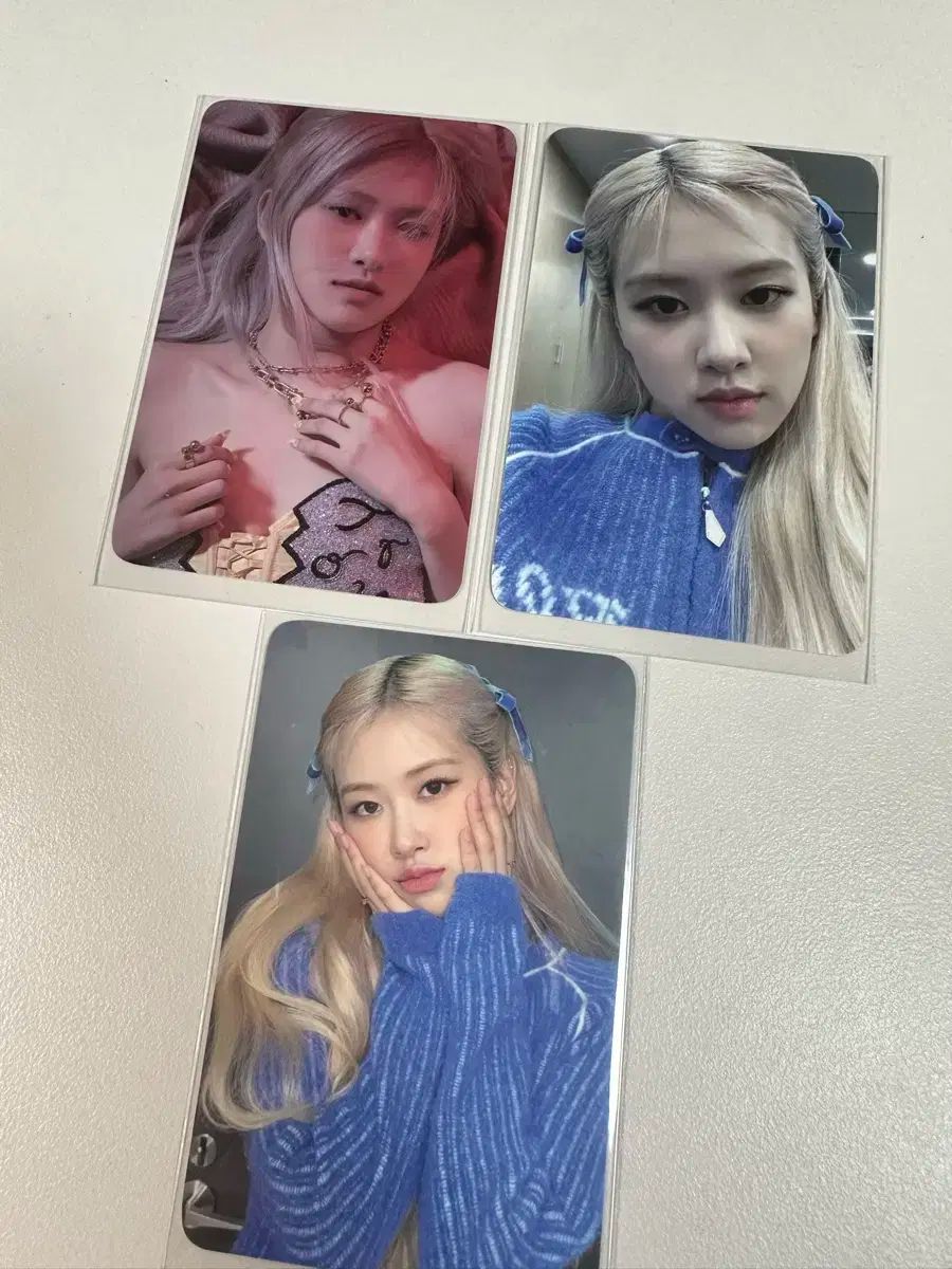 BLACKPINK ロゼ rosie morfan ポップアップトレカ２枚セット BLACKPINK ロゼ rosie シンガポールポップアップ トレカ2枚