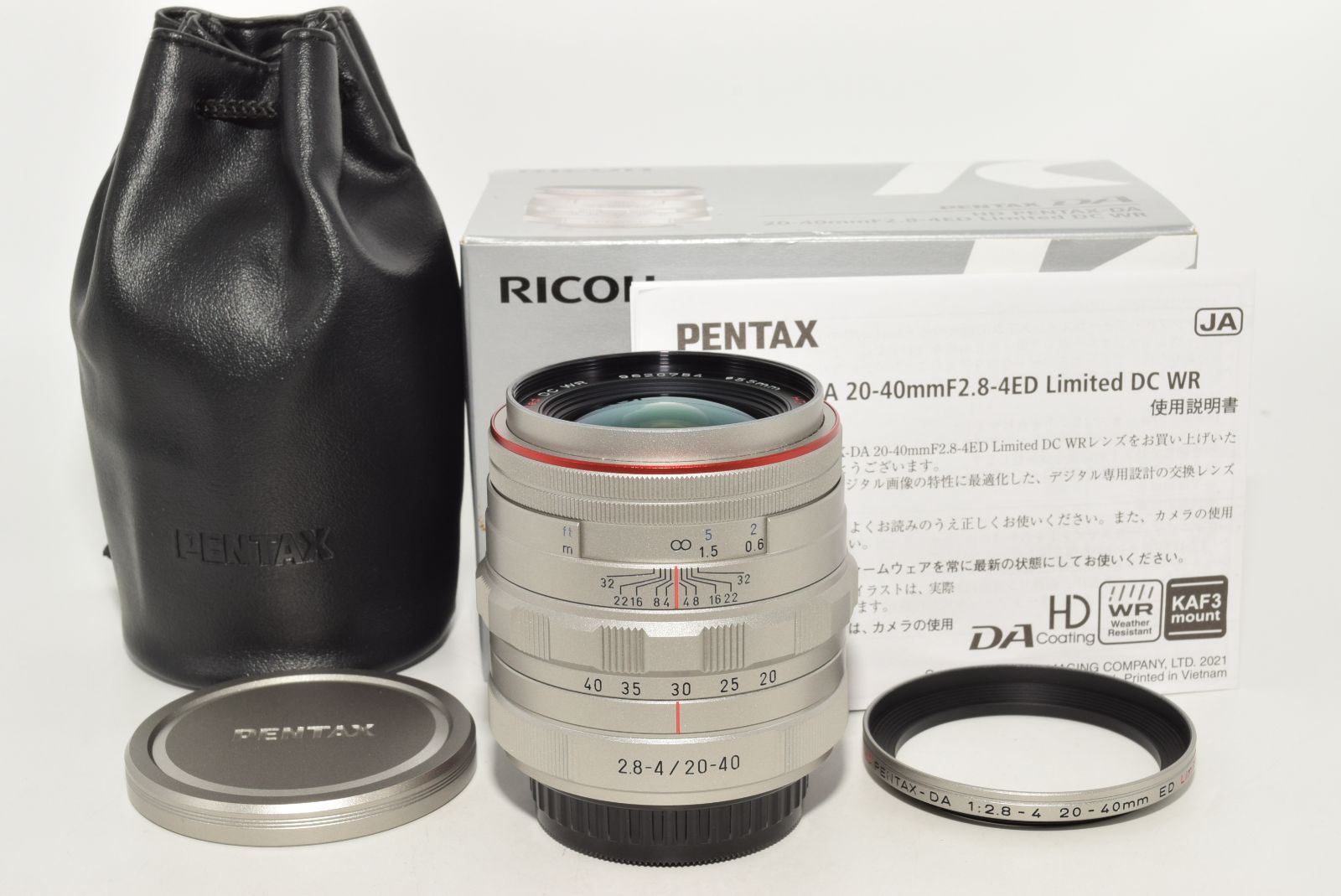 ☆ペンタックスのレンズ☆ 特上品】 ペンタックス HD PENTAX-DA 20-40mmF2.8-4ED Limited DC WR