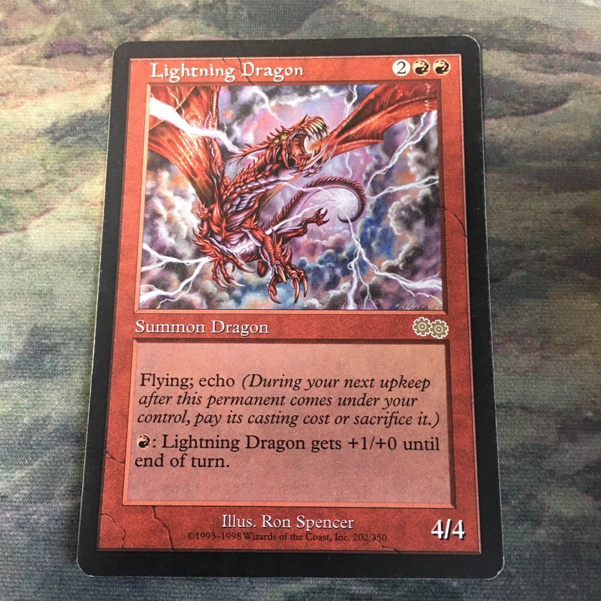 kw13 51 稲妻のドラゴン Lightning Dragon USG MTG 英語版 EN 再