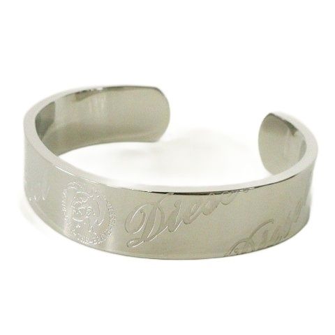ディーゼル DIESEL ロゴ刻印 バングル モヒカン アクセサリー
