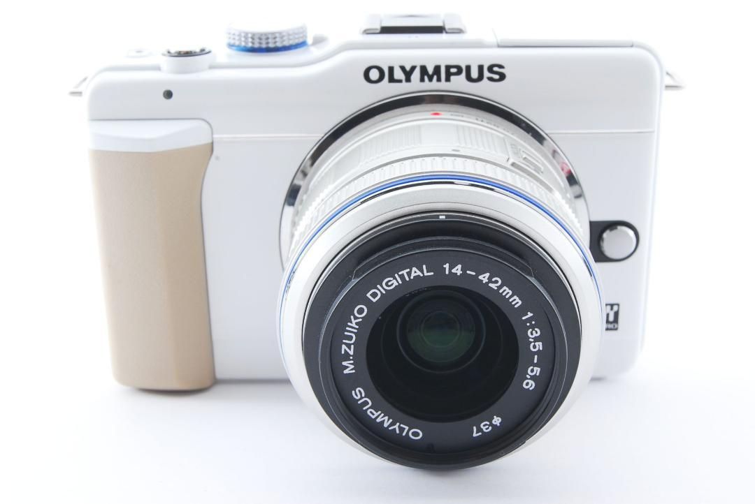 OLYMPUS オリンパス PEN EPL1S レンズキット ミラーレス カメラ - Blue ...