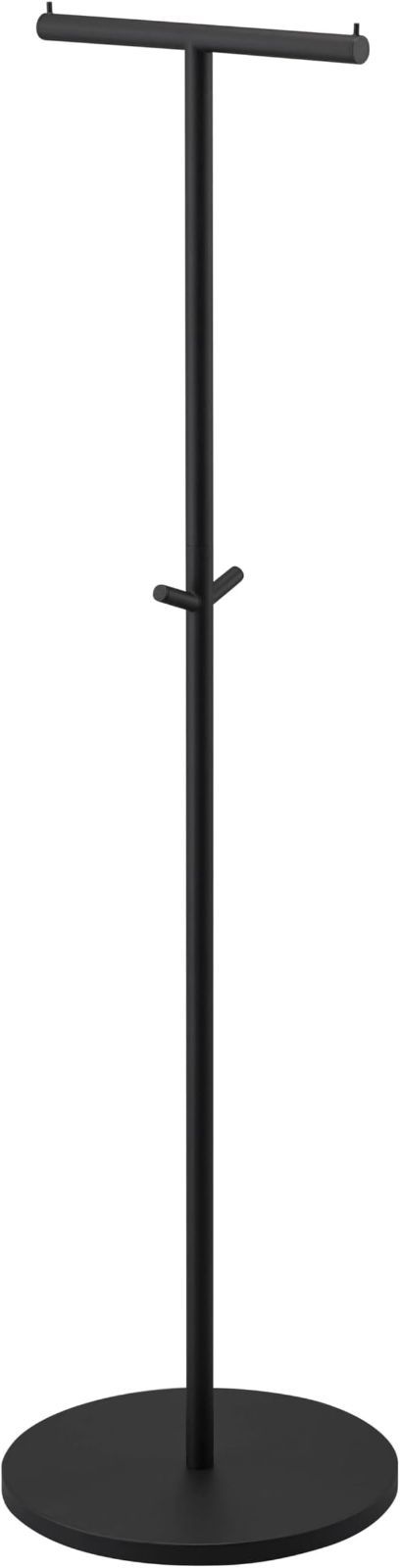 山崎実業 Yamazaki ポールハンガー ブラック 約W36.5XD36.5XH140cm スマート smart コートハンガー スリム 4081