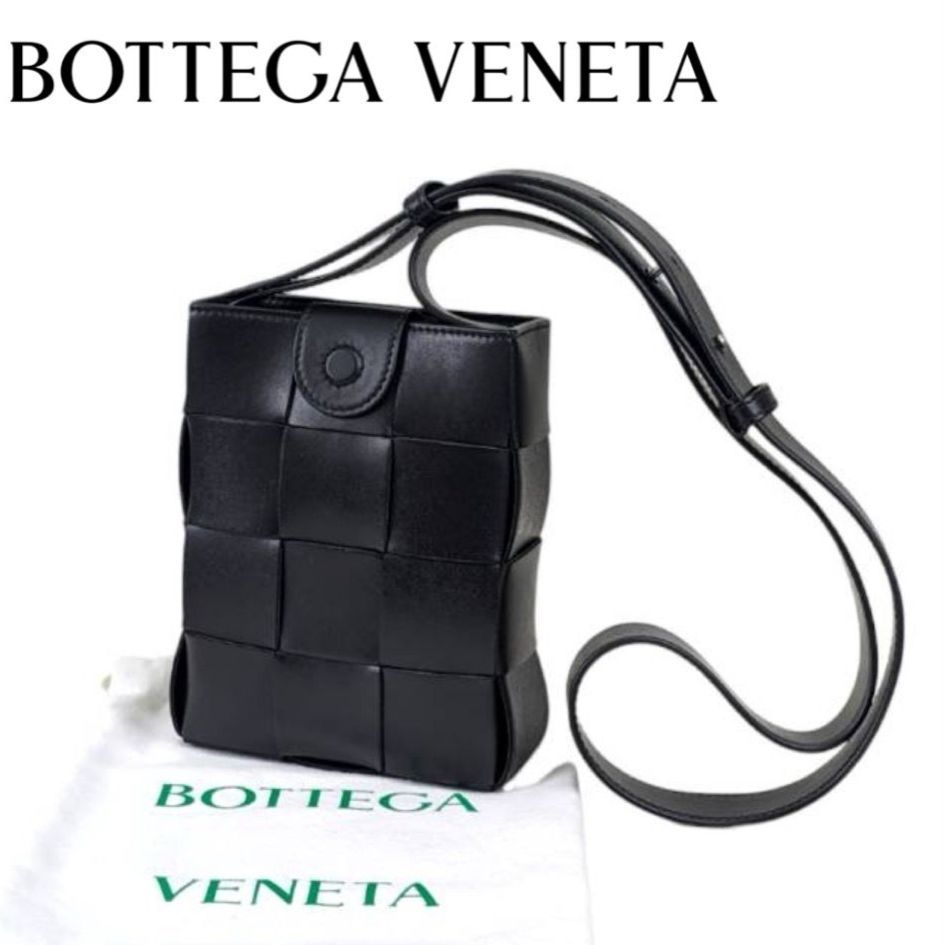 バックドア様専用 未使用品レベル【極美品】BOTTEGA VENETA ボッテガヴェネタ CASSETTE カセット イントレチャート レザー  ショルダーバッグ メンズ - メルカリ