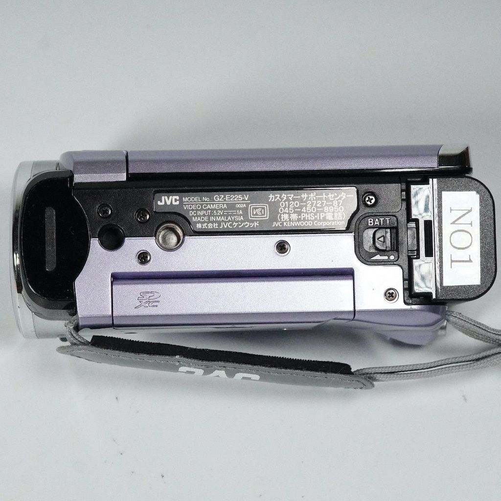 JVC Victor Everio GZ-E225-V パープル 動作OK 1週間保証 /1400 - メルカリ