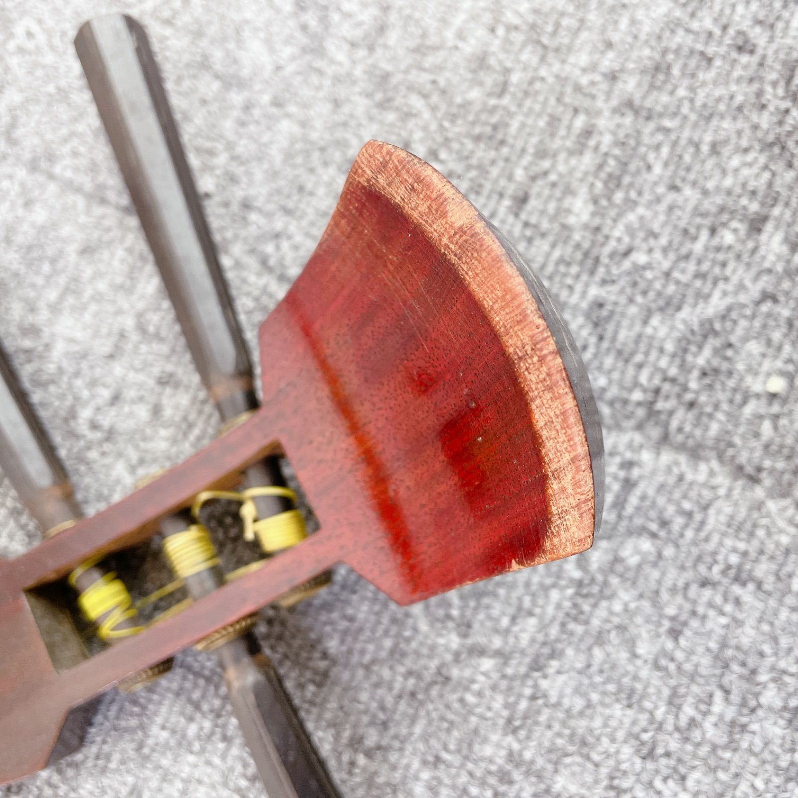 三味線 細棹 花梨 平溝 丸打胴 付属品多数 和楽器 三味線 細棹 紫檀 丸