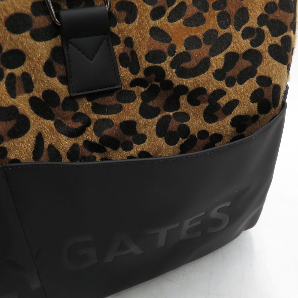 PEARLY GATES パーリーゲイツ 053-2281003/2022年モデル ボストンバッグ レオパード柄 ブラック系 [240101200079] ゴルフウェア PEARLY GATES パーリーゲイツ 053-2281003/2022年モデル