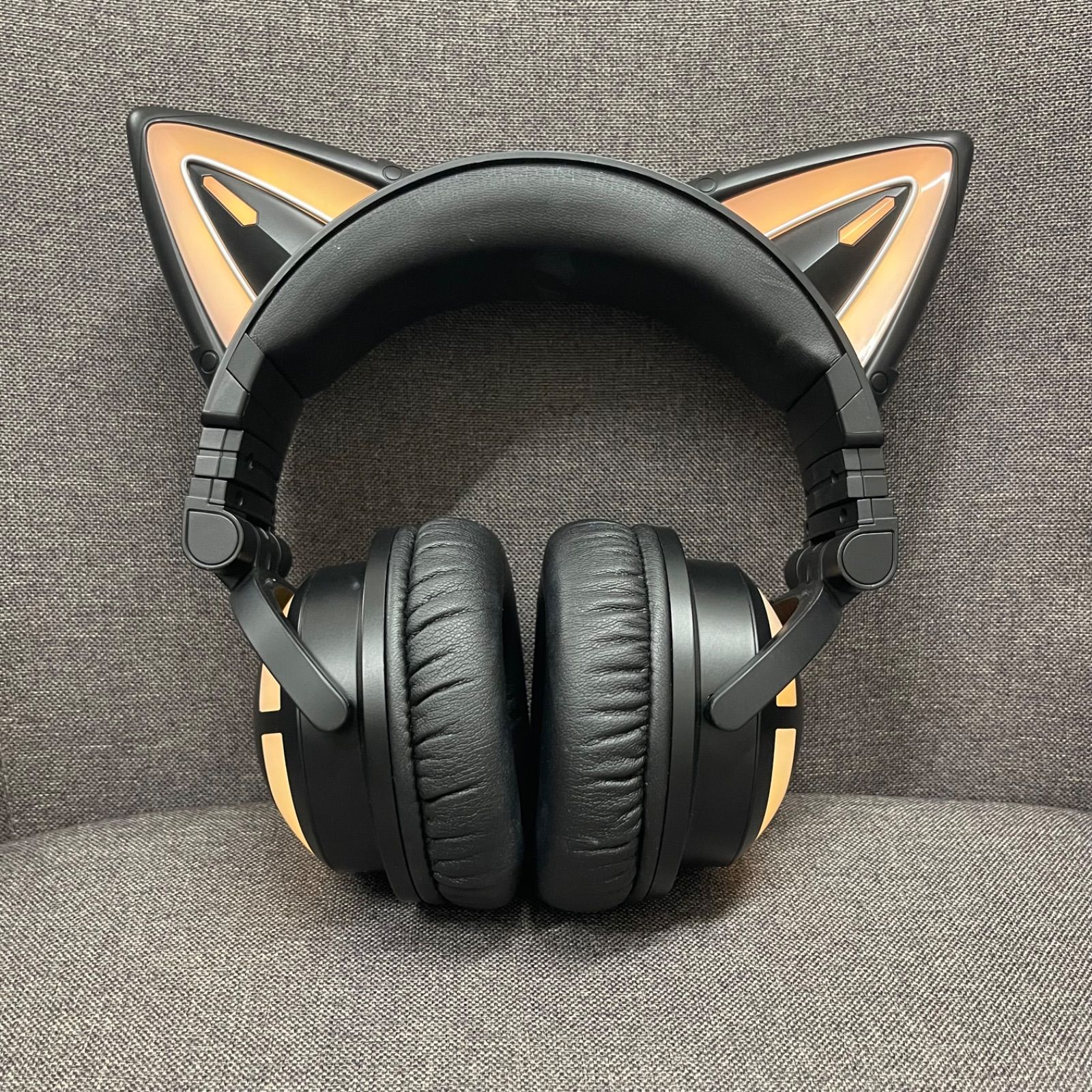 YOWU 猫耳ヘッドホン 3s ブラック YOWU 猫耳ヘッドホン 3S 3世代