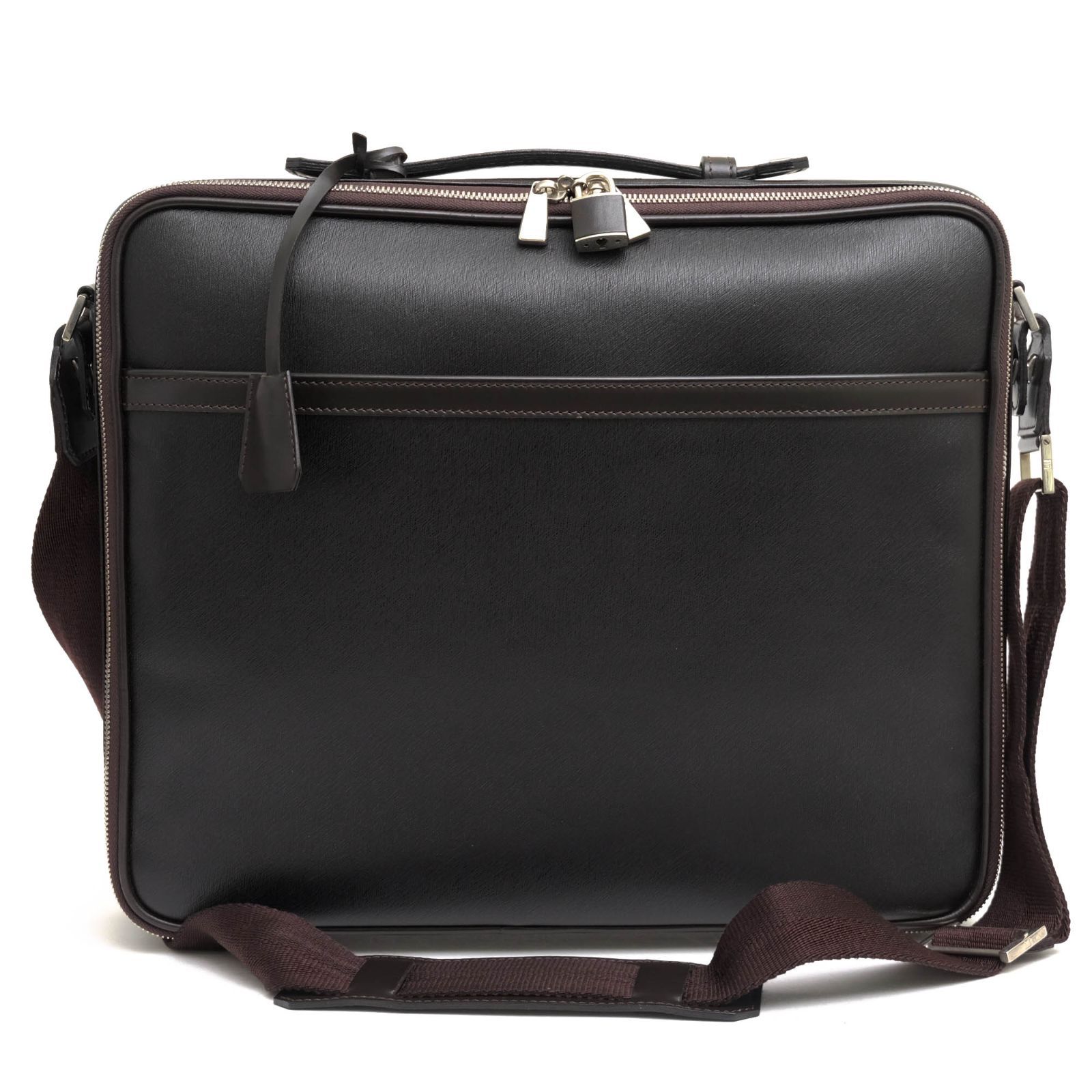 ダンヒル／Dunhill バッグ ブリーフケース ビジネスバッグ 鞄 ビジネス メンズ 男性 男性用レザー 革 本革 ダークブラウン 茶 ブラウン  SIDECAR サイドカー フラップ式
