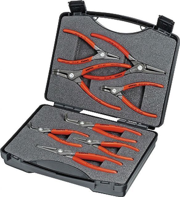 クニペックス(KNIPEX)精密スナップリングプライヤー8本セット 002125