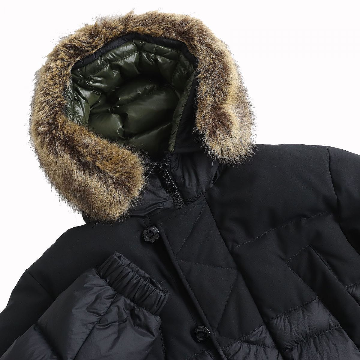 美品△正規品 MONCLER モンクレール 22-23AW SABLETTES フェイクファー