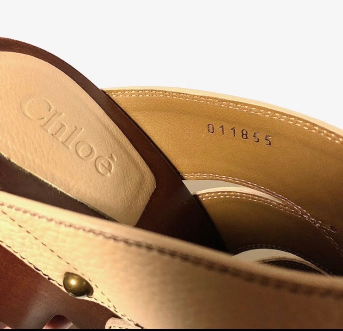 レア商品Chloe クロエサボベージュ36サイズ