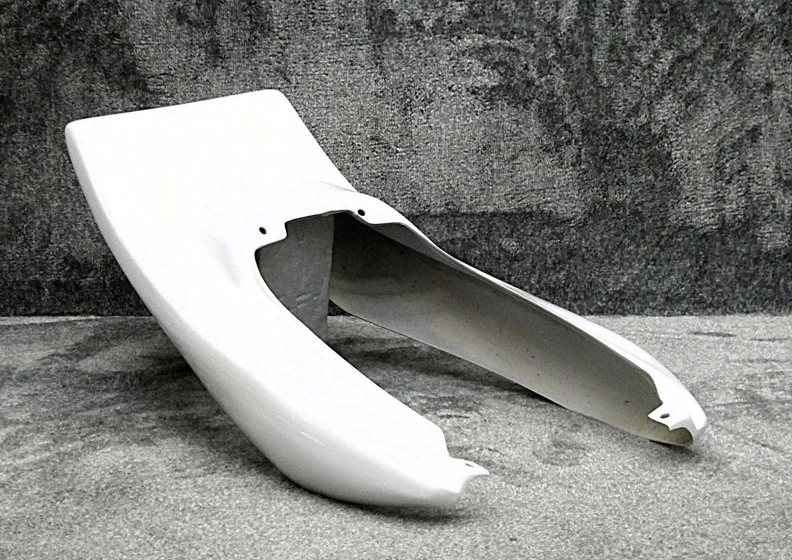 バリオス2後期 DJテールカウル ハネ 白 ホワイトにて塗装済み ZR250B BALIUS 250羽 ハネテール はね へっぽこ社長 BRIGHTFACE_UK